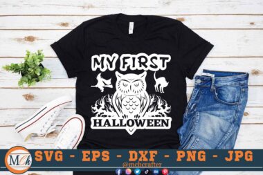 M550 3 2 Mcp Black My First Halloween SVG Baby SVG Owl SVG Pumpkin SVG Horror SVG Cut File for Cricut