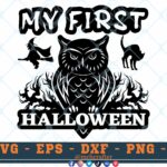 M550 3 2 Thum My First Halloween SVG Baby SVG Owl SVG Pumpkin SVG Horror SVG Cut File for Cricut