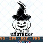 M557 3 2 Thum You Can't Scare Me I'm a Mother SVG Halloween SVG Owl SVG Pumpkin SVG Horror SVG