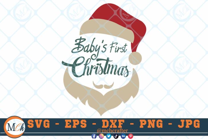 M564 3 2 Thum Baby's First Christmas SVG Christmas Quotes SVG Christmas Sayings SVG Santa SVG christmas bell svg