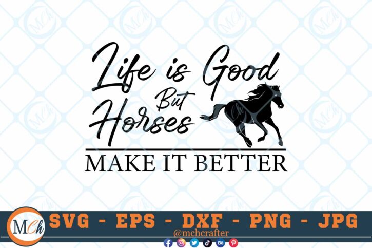 M577 3 2 Thum Horse SVG Horses Make Life Better SVG Horse Sayings SVG Horse Quotes SVG Cut File for Cricut