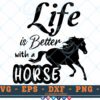 M584 3 2 Thum Life is Better With a Horse SVG Horses SVG Horse Sayings SVG Horse Quotes SVG Cut File for Cricut