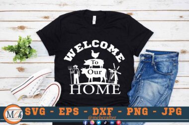 M628 3 2 Mcp Black 1 Welcome To Our Home SVG Farm SVG Farm Sayings SVG Farm Signs SVG