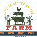 M633 3 2 Thum Life Is Better on The Farm SVG Farmhouse SVG Farm Sayings SVG Farm Signs SVG