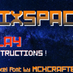1 01 PIXSPACE | Classic Pixel Display Font