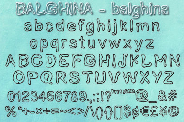 6 01 BALGHINA | Modern, Fun, Cute & Bublly Display Font