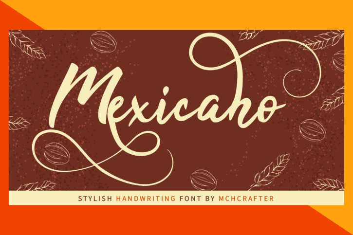 1 01 3 Mexicano font | Fancy Modern Calligraphy Typeface