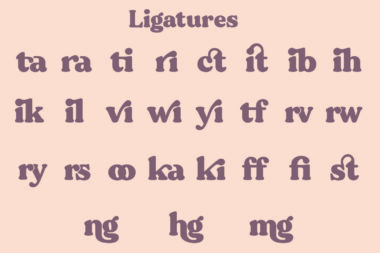 17 01 Tangers font | Fancy Modern Serif Typeface