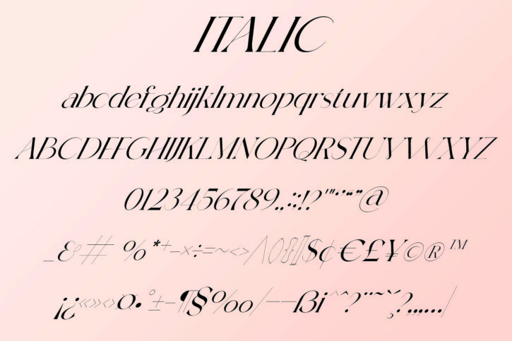 13 Valentiamo Font | Modern Stylistic Serif Family