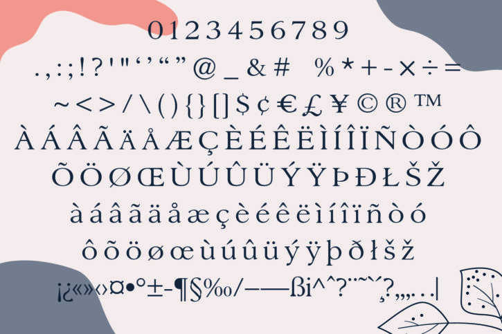 14 01 Benefits font | Stylish Modern Serif Typeface
