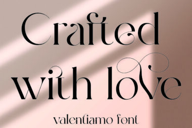5 01 3 Valentiamo Font | Modern Stylistic Serif Family