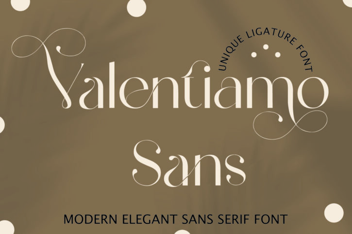 1 01 Valentiamo Sans Font | Stunning Sans Serif Typeface