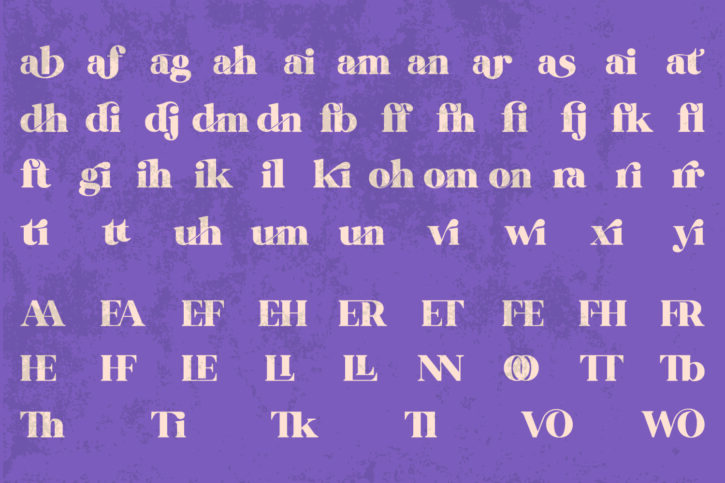 14 Plan de travail 1 Agradable Font | Stunning Serif Typeface