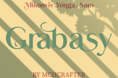 1 04 1 Mikonvis Yonga Sans Font | Stunning Sans Serif Typeface