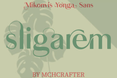 1 06 1 Mikonvis Yonga Sans Font | Stunning Sans Serif Typeface