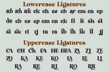 12 Dakosta Font | Retro Serif Typeface