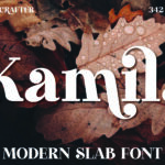 1 Kamila Font | Moden Slab Serif Typeface